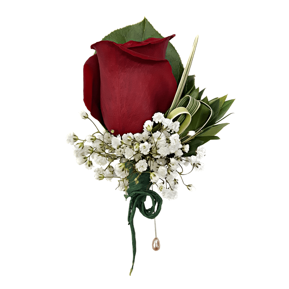 Red Rose Boutonniere