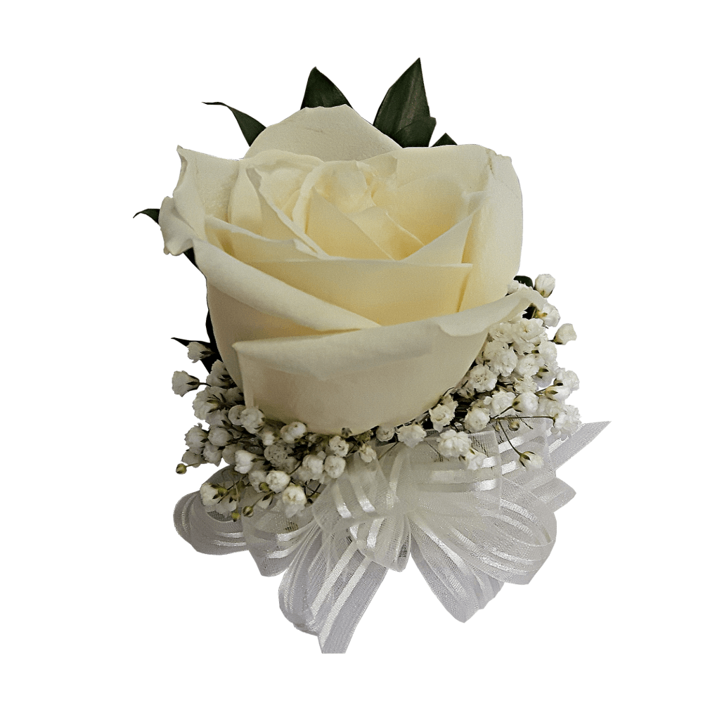 White Boutonniere