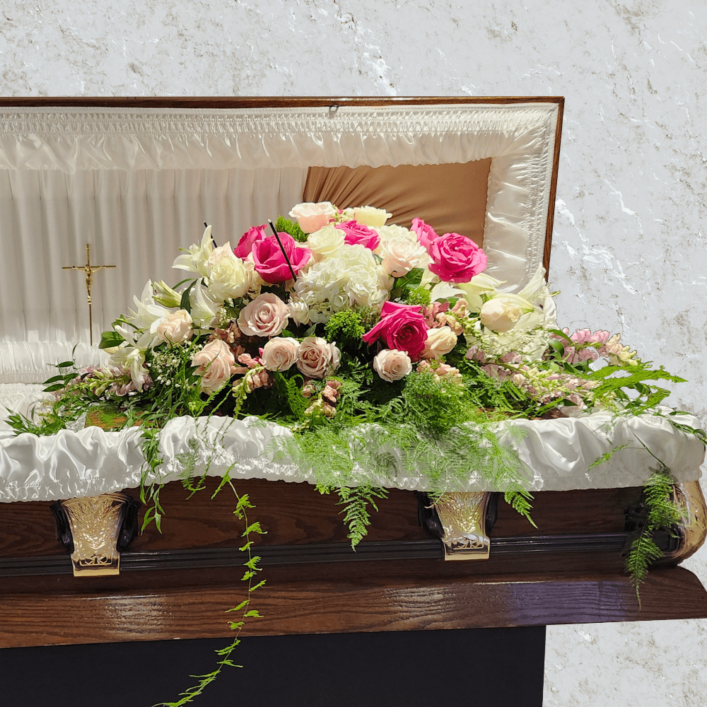 Pink Tribute Casket