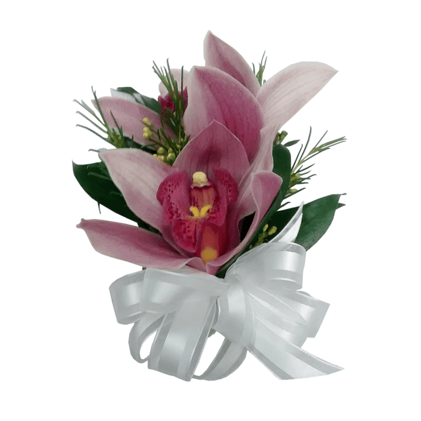 Pink Cymbidium Boutonniere