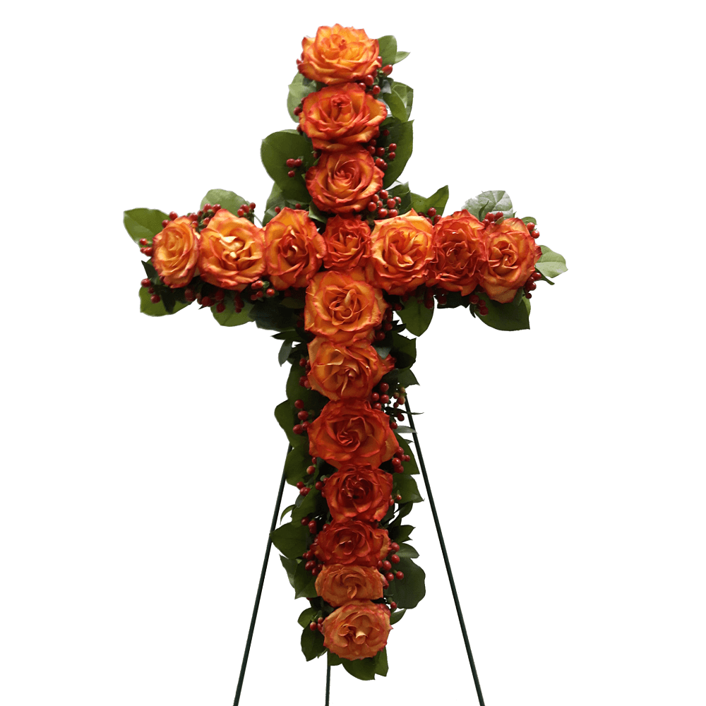 Small Floral Cross