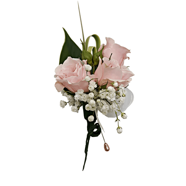 Pink Spray Rose Boutonniere